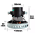 MOTOR EXTRATORA ELV1300 VONDER - Imagem 2