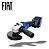 ESMERILHADEIRA EFT700 FIAT NAUBER A BATERIA / 21V - Imagem 1
