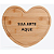 Tábua de Coração Personalizada em Bambu - Imagem 8