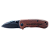 Canivete Madeirinha Inox Preto - Imagem 1