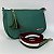 Bolsa Carol - Cor verde com alça listrada - pronta entrega - Imagem 1