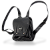 MINI MOCHILA CLASSIKINHA - PRETO - PREMIUN ALTA PERFORMANCE - (VEGAN) - Imagem 1