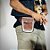 POCHETE VERTIKAL - MARROM / OFF WHITE - PREMIUN ALTA PERFORMANCE - (VEGAN) - Imagem 2