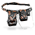 CARTUCHEIRA ENIGMÁTIKA - CAMUFLADO ARTESANAL - PRETO / MARROM - PREMIUN (vegan) - Imagem 1