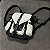 MINI MOCHILA - DIDOBRA - PRETO + GRAFITE + PELINHOS OFF WHITE - material premiun - Imagem 2