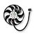 Eletroventilador Audi A3 1.8 (8L1) 1996 a 2003 Com Ar Gauss - Imagem 2