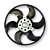 Eletroventilador Volkswagen Gol G3 1.0|1.6 2005 Sem Ar Gauss - Imagem 2
