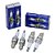 Kit Jogo 4 Velas Ford Escort 1.8 desde 1995 Gasolina Gauss - Imagem 1