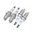 Kit 4 Velas Volkswagen Fox 1.0 8v 2003 a 2004 Flex - Imagem 2