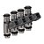 Kit 4 Bico Injetor Ford Fiesta 2004 a 2019 1.0 Flex Gauss - Imagem 1