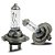 Par Lâmpada Gauss Tom Original Baixo Fiat Palio G5 12-20 H7 - Imagem 1