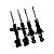 Kit Amortecedor Diant Tras Kayaba Honda Cr-V 2007 a 2011 - Imagem 1