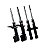 Kit 4 Amortecedor Kayaba Mitsubishi Lancer 2012 a 2020 - Imagem 1