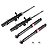 Kit 4 Amortecedor Kayaba Citroen C3 2003 a 2012 - Imagem 1