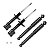 Kit 4 Amortecedor Kayaba Chevrolet Meriva 2002 a 2012 - Imagem 1