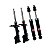 Kit 4 Amortecedor Kayaba Nissan Murano Z50 2002 a 2006 - Imagem 1
