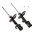 Par Amortecedor Kayaba Diant Equivale HG41323 HG41322 Nakata - Imagem 1