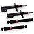 Kit Amortecedores Dianteiro/Traseiro Kyb Soul 1.6 2009-2014 - Imagem 1