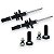 Kit Coifa + Batente + Coxim + Amortecedor Dianteiro Kyb Fox 1.0 03-18 - Imagem 1