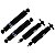 Kit Amortecedores Dianteiro/Traseiro Kyb Bongo 2.7 1997-2004 - Imagem 1