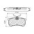 Pastilha Ceramica Traseiro Bosch Para Ford Focus 2.0 2005-2008 - Imagem 3