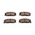 Pastilha Ceramica Dianteiro Bosch Classe A A160 Classic 1.6 2002-2005 - Imagem 2