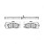 Pastilha Ceramica Dianteiro Bosch Classe A A160 Classic 1.6 2002-2005 - Imagem 3