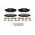 Pastilha Ceramica Traseiro Bosch Para Subaru Forester 2.0 2010-2016 - Imagem 1