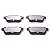 Pastilha Ceramica Traseiro Bosch Para Ford Edge 3.5 2008-2020 - Imagem 4