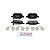 Pastilha Ceramica Traseiro Bosch Para Fiat 500 1.4 2007-2011 - Imagem 1