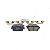 Pastilha Ceramica Traseiro Bosch Para Ford Edge 3.5 2008-2010 - Imagem 4
