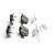 Pastilha Ceramica Dianteiro Bosch Para Bmw Serie 7 750i 4.4 2008-2012 - Imagem 4