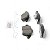 Pastilha Ceramica Dianteiro Bosch Para Volkswagen Tiguan 2.0 2007-2016 - Imagem 2