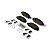 Pastilha Ceramica Traseiro Bosch Para Honda Civic 1.5 2016-2022 - Imagem 4
