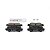 Pastilha Ceramica Traseiro Bosch Para Toyota Corolla 1.6 2002-2008 - Imagem 3