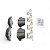 Pastilha Ceramica Traseiro Bosch Para Ford Fusion 3.0 2009-2012 - Imagem 3