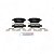 Pastilha Ceramica Traseiro Bosch Para Ford Fusion 3.0 2009-2012 - Imagem 1