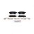 Pastilha Ceramica Traseiro Bosch Para Nissan Frontier 2.5 2007-2019 - Imagem 1