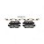 Pastilha Ceramica Traseiro Bosch Para Nissan Frontier 2.8 2002-2008 - Imagem 3