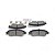 Pastilha Ceramica Traseiro Bosch Para Honda Wr-V 1.5 2017-2020 - Imagem 3
