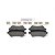 Pastilha Ceramica Traseiro Bosch Para Volvo V50 T5 2.5 2010-2012 - Imagem 3