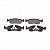 Pastilha Organica Dianteiro Bosch Para Fiat Uno 1.4 2010-2016 - Imagem 1