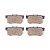 Pastilha Organica Traseiro Bosch Para Mercedes Benz E500 5.0 2006 - Imagem 3