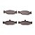 Pastilha Organica Dianteiro Bosch Para Ford Fiesta 1.0 1996-2014 - Imagem 2