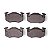 Pastilha Organica Traseiro Bosch Para Peugeot 206 1.4 2004-2009 - Imagem 2