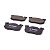 Pastilha Organica Traseiro Bosch Megane Sedan 2.0 1998-2005 - Imagem 1