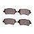 Pastilha Organica Dianteiro Bosch Para Renault Duster 1.3 2022-2025 - Imagem 2