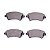 Pastilha Organica Dianteiro Bosch Corolla Fielder 1.8 2004-2008 - Imagem 3