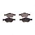 Pastilha Organica Dianteiro Bosch Para Ford Ecosport 1.0 2003-2006 - Imagem 1