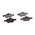 Pastilha Organica Dianteiro Bosch Para Ford Fiesta 1.0 2002-2006 - Imagem 2